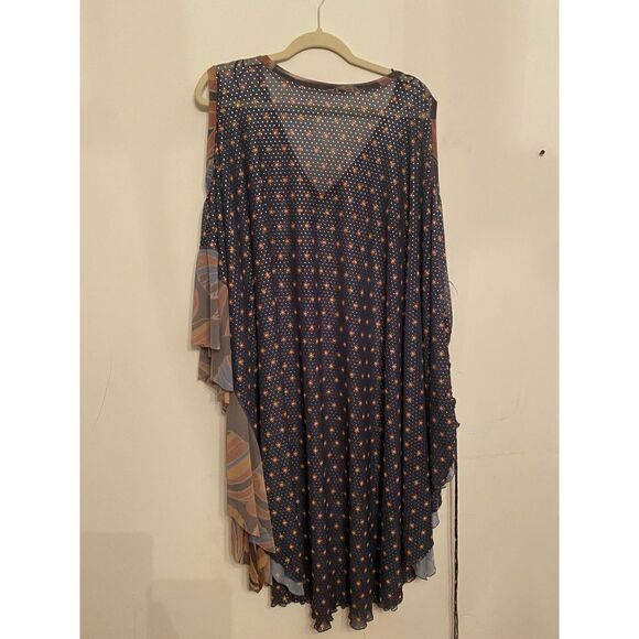 Free People - Kimono dress ruffle v-neck swiming cover up size M/L - Picture 9 of 14